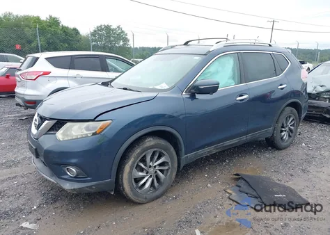 2015 Nissan Rogue Sl from USA, damaged, VIN 5N1AT2MV1FC862806